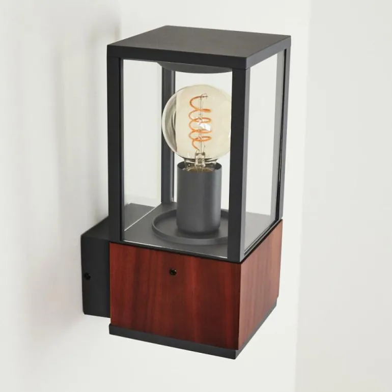 Applique murale d'extérieur Kiwalik Anthracite, Clair, 1 lumière