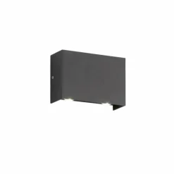 Applique murale d'extérieur Fischer-Honsel Nairobi LED Noir, 4 lumières