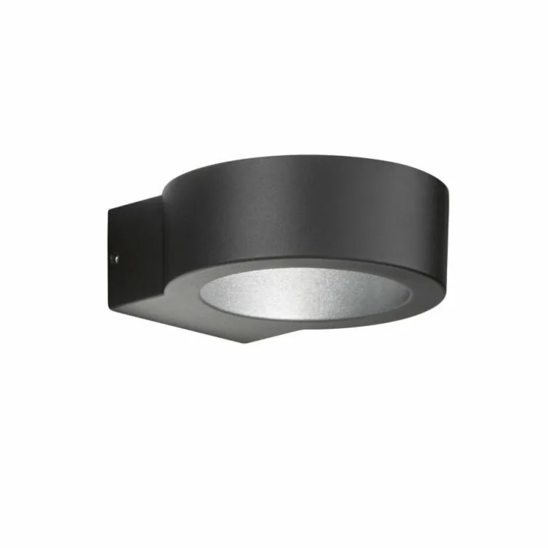 Applique murale d'extérieur Fischer-Honsel Torres LED Noir, 1 lumière