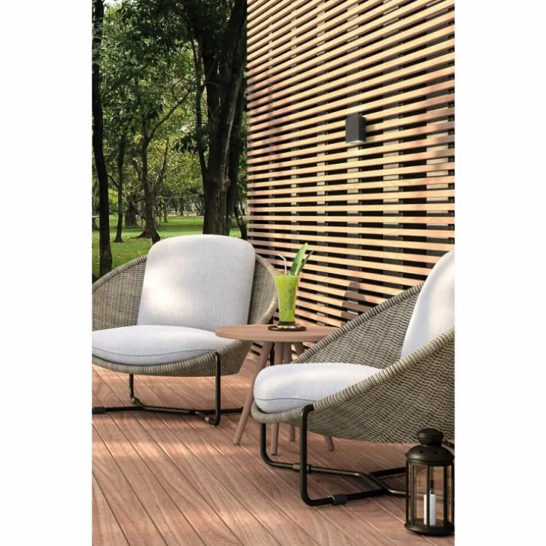 Applique murale d'extérieur Fischer-Honsel Oslo LED Noir, 2 lumières