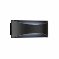 Applique murale d'extérieur Fischer-Honsel Rio LED Noir, 1 lumière