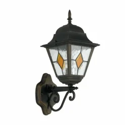 Applique murale d'extérieur Lutec Pisa Anthracite, 1 lumière