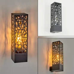 Applique murale d'extérieur Innvoll Noir, 1 lumière