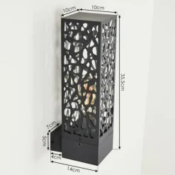 Applique murale d'extérieur Innvoll Noir, 1 lumière