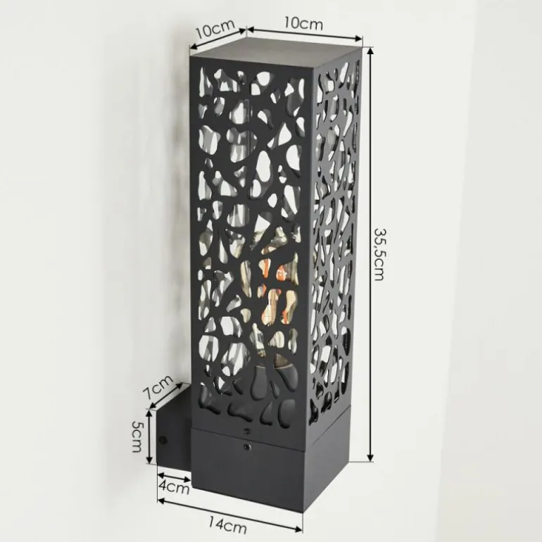 Applique murale d'extérieur Innvoll Noir, 1 lumière