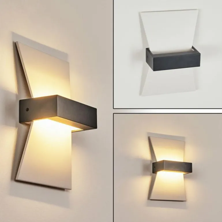 Applique murale d'extérieur Randsfjord LED Anthracite, Blanc, 1 lumière