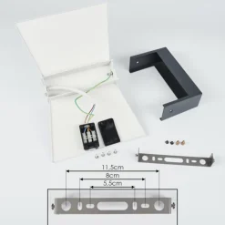 Applique murale d'extérieur Randsfjord LED Anthracite, Blanc, 1 lumière