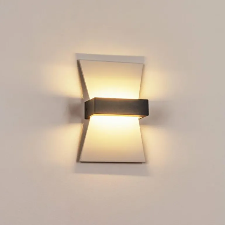 Applique murale d'extérieur Randsfjord LED Anthracite, Blanc, 1 lumière