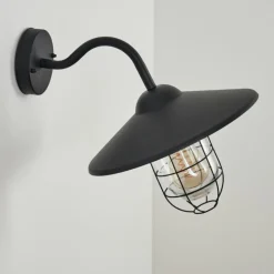 Applique murale d'extérieur Oricourt Noir, 1 lumière