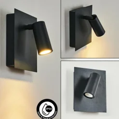 Applique murale d'extérieur Saeter LED Noir, 1 lumière