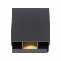 Applique murale d'extérieur Paul-Neuhaus BLOCK LED Anthracite, 2 lumières