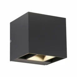 Applique murale d'extérieur Paul-Neuhaus BLOCK LED Anthracite, 2 lumières