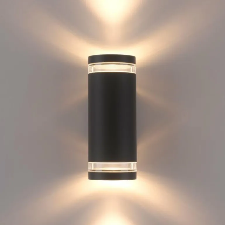 Applique murale d'extérieur Paul-Neuhaus KARL Anthracite, 2 lumières