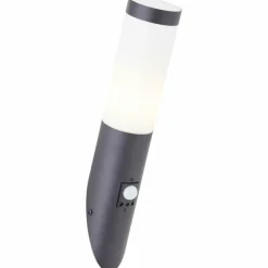 Applique murale d'extérieur Brilliant-Leuchten Dody Noir, 1 lumière, Détecteur de mouvement