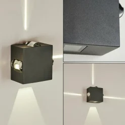 Applique murale d'extérieur Bedou LED Anthracite, 1 lumière