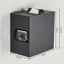 Applique murale d'extérieur Bedou LED Anthracite, 1 lumière