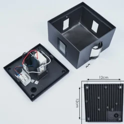 Applique murale d'extérieur Bedou LED Anthracite, 1 lumière