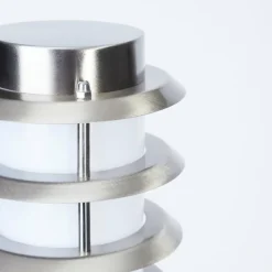 Applique murale d'extérieur Tunes Nickel mat, 1 lumière, Détecteur de mouvement