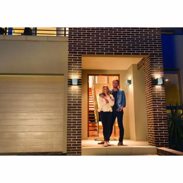 Applique murale d'extérieur LEDVANCE Smart+ Acier brossé, 1 lumière