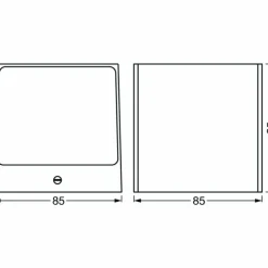 Applique murale d'extérieur LEDVANCE Smart+ Acier brossé, 1 lumière