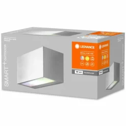 Applique murale d'extérieur LEDVANCE Smart+ Acier brossé, 1 lumière