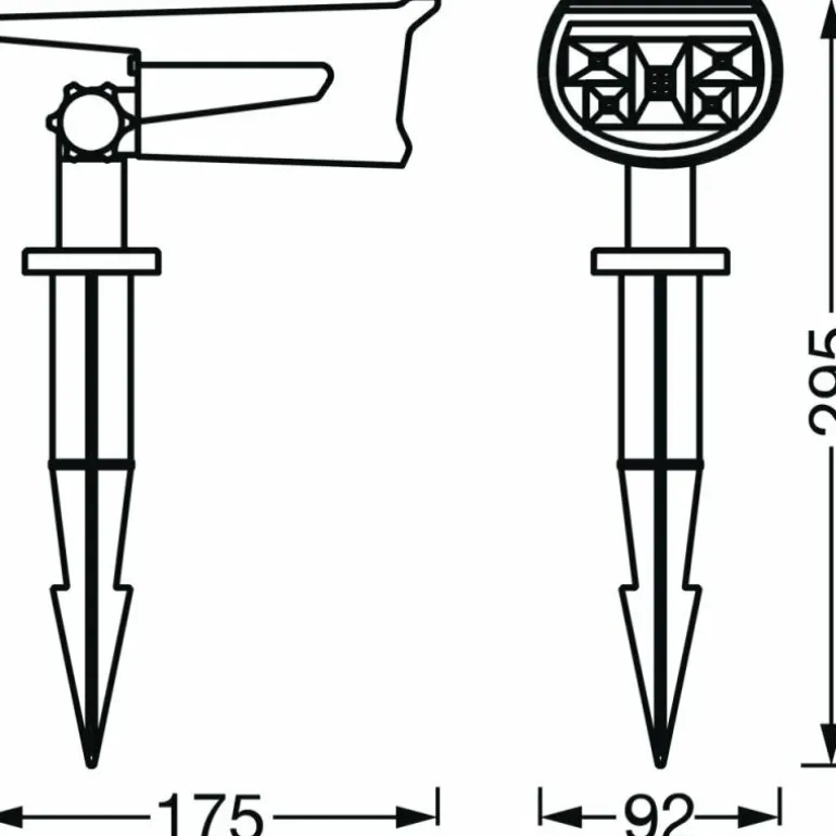 Applique murale d'extérieur LEDVANCE ENDURA Gris, 1 lumière