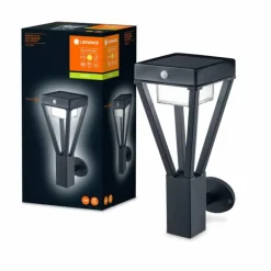 Applique murale d'extérieur LEDVANCE ENDURA Noir, 1 lumière, Détecteur de mouvement