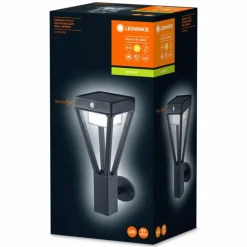 Applique murale d'extérieur LEDVANCE ENDURA Noir, 1 lumière, Détecteur de mouvement