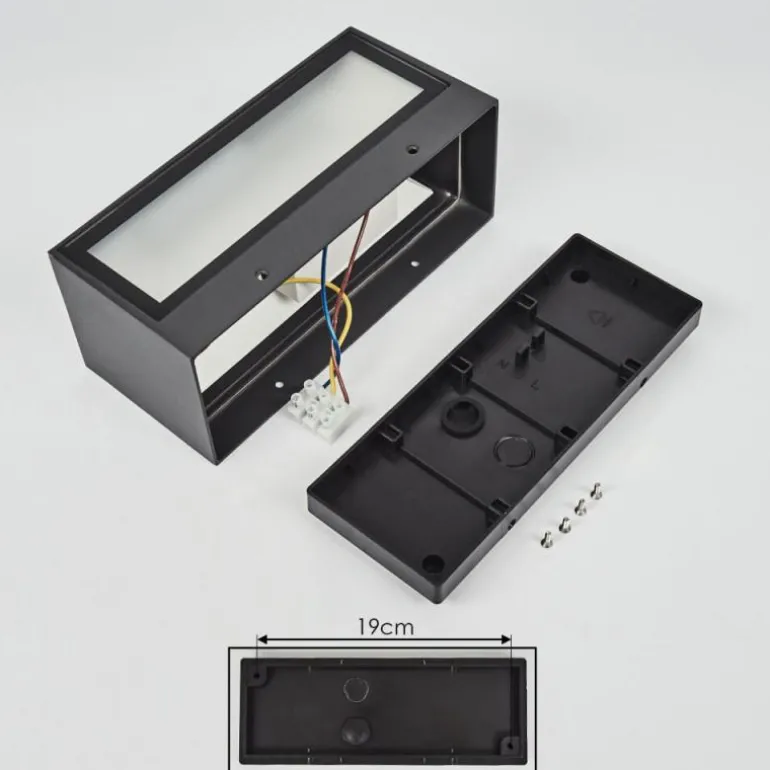 Applique murale d'extérieur Spidern LED Anthracite, 1 lumière, Changeur de couleurs