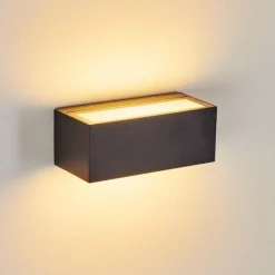 Applique murale d'extérieur Spidern LED Anthracite, 1 lumière, Changeur de couleurs