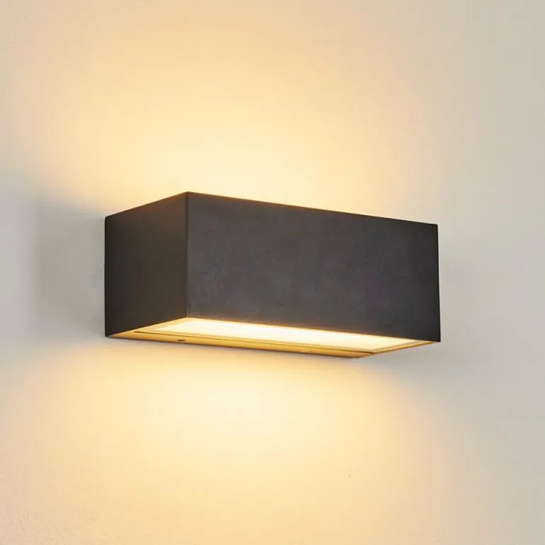 Applique murale d'extérieur Spidern LED Anthracite, 1 lumière, Changeur de couleurs