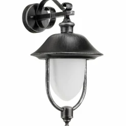 Applique murale d'extérieur LCD Nabburg LED Noir, Argenté, 1 lumière