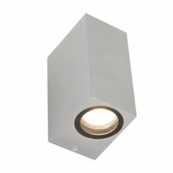 Applique murale d'extérieur Steinhauer Acier inoxydable, 2 lumières