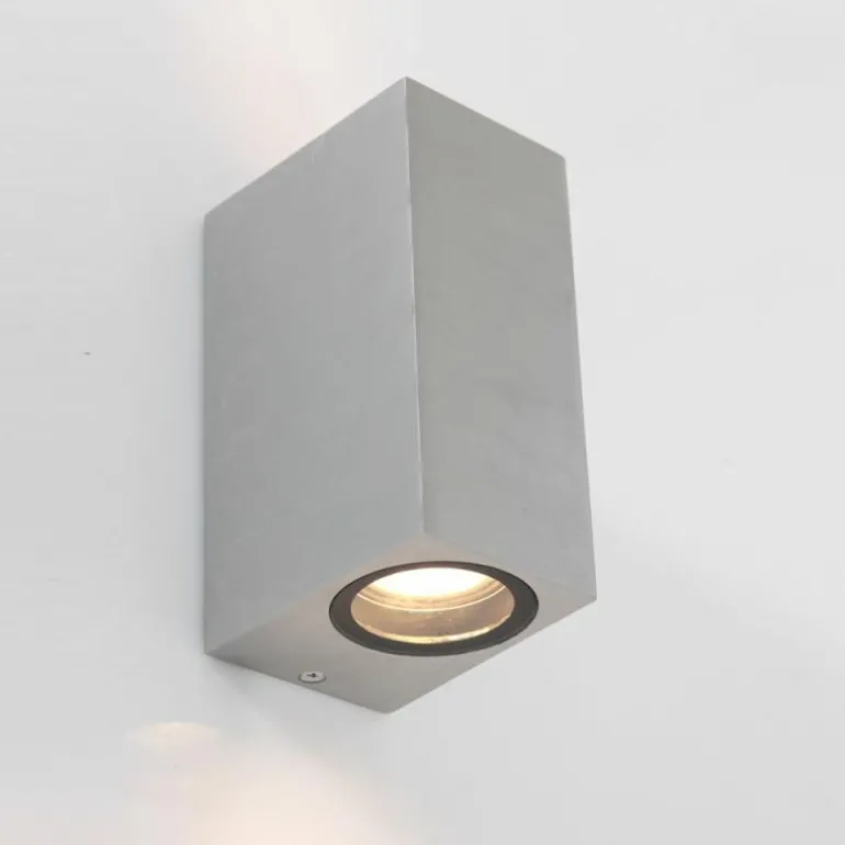 Applique murale d'extérieur Steinhauer Acier inoxydable, 2 lumières