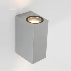 Applique murale d'extérieur Steinhauer Acier inoxydable, 2 lumières