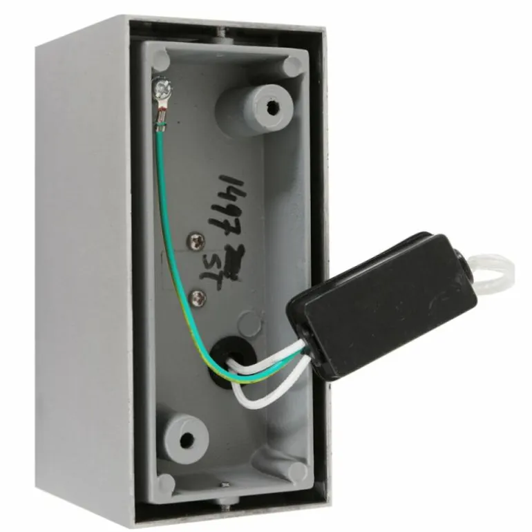 Applique murale d'extérieur Steinhauer Acier inoxydable, 2 lumières