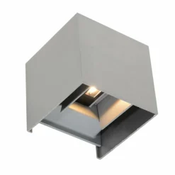 Applique murale d'extérieur Steinhauer Muro LED Acier inoxydable, 2 lumières