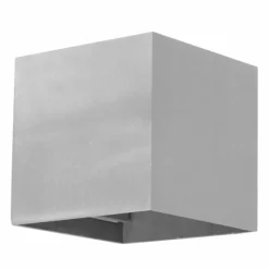 Applique murale d'extérieur Steinhauer Muro LED Acier inoxydable, 2 lumières