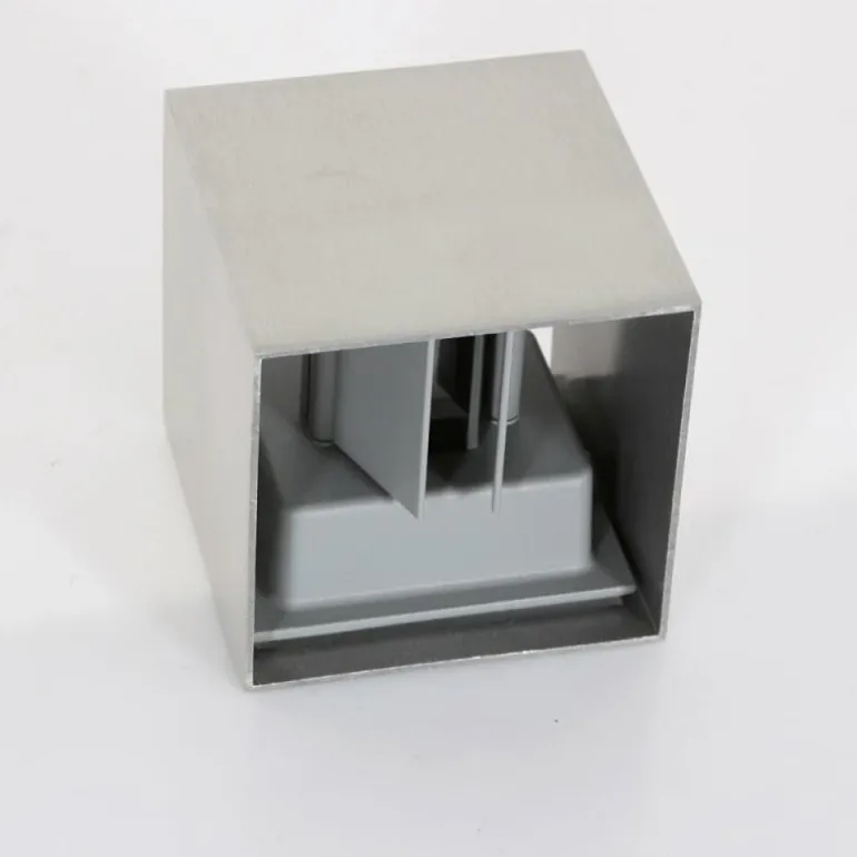 Applique murale d'extérieur Steinhauer Muro LED Acier inoxydable, 2 lumières