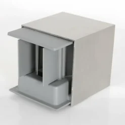 Applique murale d'extérieur Steinhauer Muro LED Acier inoxydable, 2 lumières