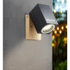 Applique murale d'extérieur Brilliant Galeni Couleur bois, 1 lumière