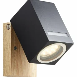 Applique murale d'extérieur Brilliant Galeni Couleur bois, 1 lumière