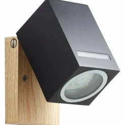Applique murale d'extérieur Brilliant Galeni Couleur bois, 1 lumière