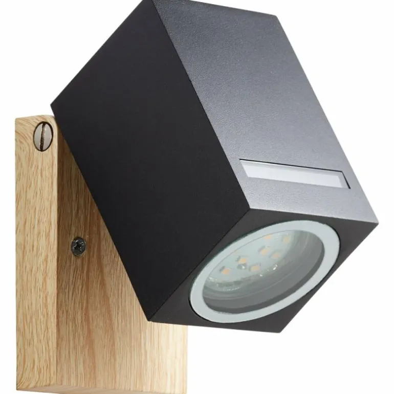 Applique murale d'extérieur Brilliant Galeni Couleur bois, 1 lumière