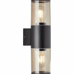 Applique murale d'extérieur Brilliant Sergioro Anthracite, 1 lumière