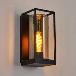 Applique murale d'extérieur Palanga Noir, 1 lumière