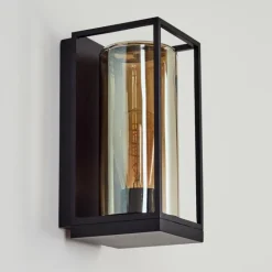 Applique murale d'extérieur Palanga Noir, 1 lumière