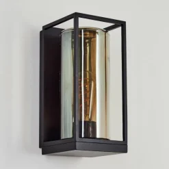 Applique murale d'extérieur Palanga Noir, 1 lumière