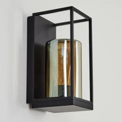 Applique murale d'extérieur Palanga Noir, 1 lumière