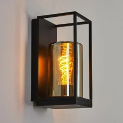 Applique murale d'extérieur Palanga Noir, 1 lumière